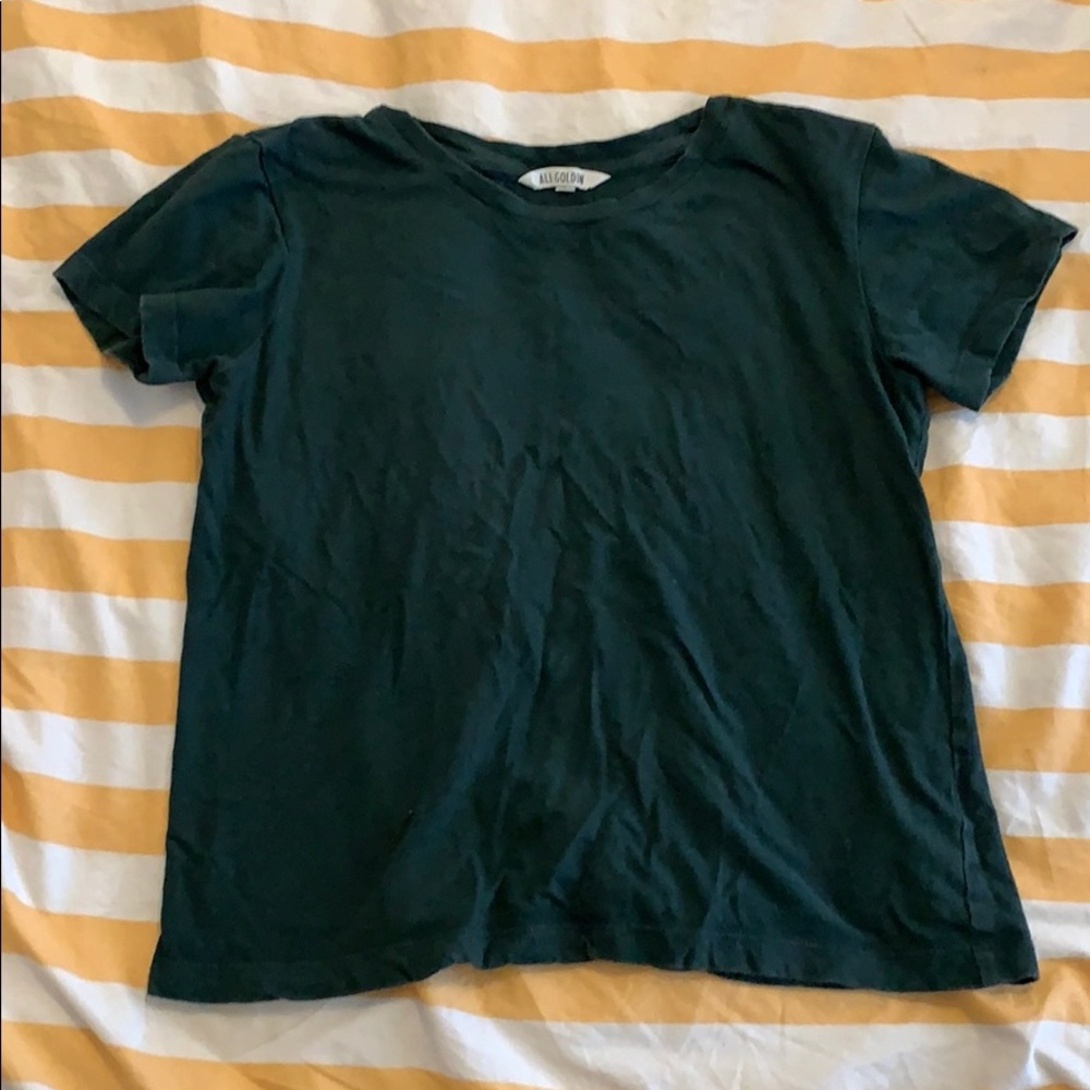 Ali Golden Classic Tee. Linen/cotton